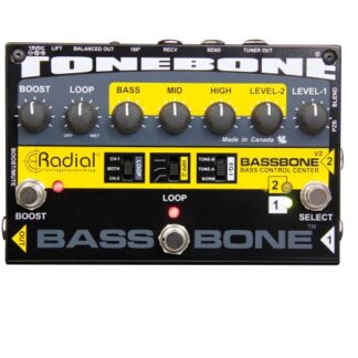 Radial Bassbone V2 - Two Channel Bass Preamp and DI Box
