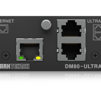 Klark Teknik DM80-ULTRANET ULTRANET Expansion Module with 16 x 16 Channel Audio Networking and Ethernet Connectivity