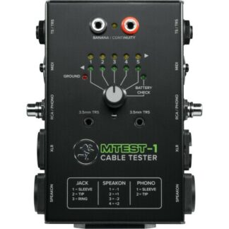 Mackie MTest-1 Cable Tester - B-Stock