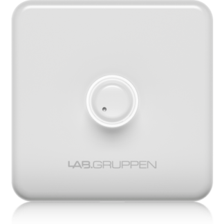 Lab Gruppen CRC-VEU-WH - White Volume Remote Control Wall Plate in EU Enclosure Format for CA, CM, CMA and CPA Series
