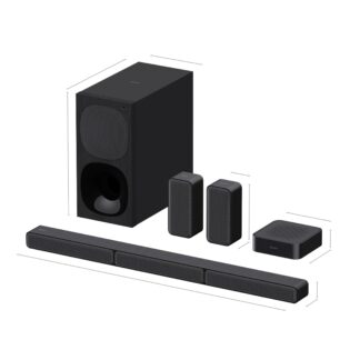 Sony HTS40R.CEK, 5.1 channels, 600 W, 90 W, 90 W, 75 W, 75 W
