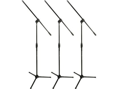 Ultimate Support MC-40B Pro (3 Pack) Short Microphone Boom Stands - B-Stock