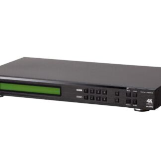 ATEN 4 x 4 True 4K HDMI Matrix Switch with Scaler, Scaling matrix switcher, 18 Gbit/s, 600 MHz, 4096 x 2160 pixels, 4096 x 2160, 3840 x 2160, Black