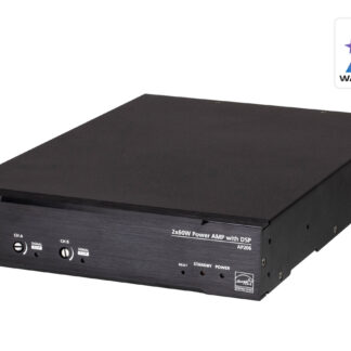 ATEN 2 x 60W Power Amplifier with DSP, 120 W, D, 0.1%, 20000 , 600 , 120 W