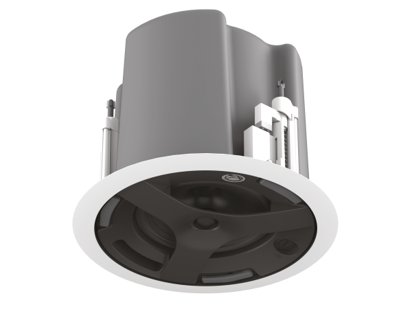 AtlasIED FAP63T-W 6.5" Coaxial In-Ceiling Speaker with 32-Watt 70V/100V Transformer, Ported Enclosure, and Safety First Mounting System (UL Certified)