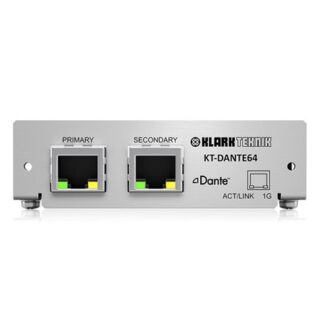 Klark Teknik KT-DANTE64 - Dante Network Module with up to 64 Bidirectional Channels