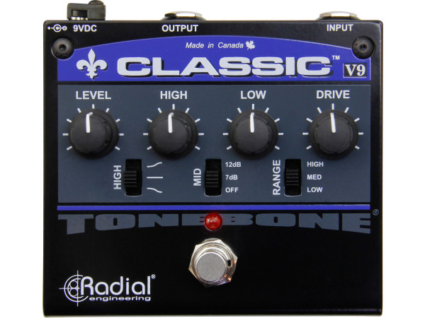 Radial Classic V9 - Overdrive Distortion Pedal