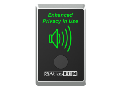 AtlasIED Z-SIGN Wireless Enhanced Sound Masking Activation Sign For Z2-B & Z4-B