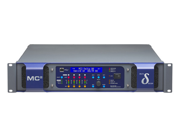 MC2 Delta 80 DSP with Dante - 4 x 2000w Amplifier with DSP & Dante