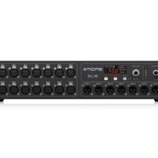 Midas DL16 - 16 Input, 8 Output Stage Box with 16 Microphone Preamplifiers, ULTRANET and ADAT Interfaces