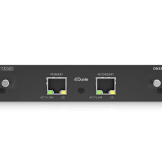 Klark Teknik DN32-DANTE - Dante Expansion Module with up to 32 Bidirectional Channels