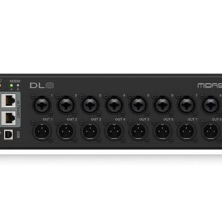 Midas DL8 PoE Powered 8 Input, 8 Output Stage Box