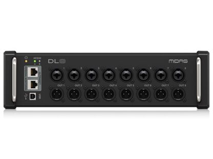 Midas DL8 PoE Powered 8 Input, 8 Output Stage Box