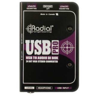Radial USB Pro -Stereo USB Laptop Direct Box