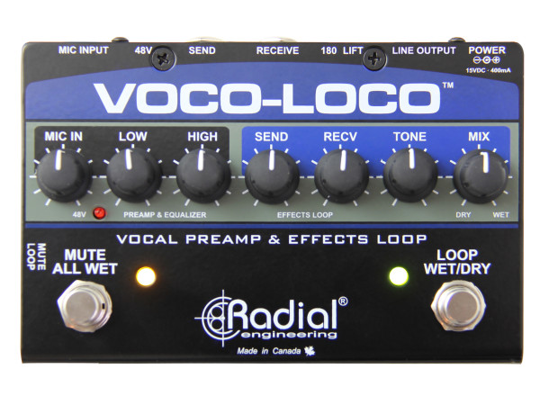 Radial Voco-Loco - Effects Switcher for Voice or Instruments