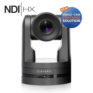 Avonic CM-93-NDI 4K60FPS Ultra HD PTZ Fixed Installation Camera in Black