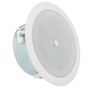 AtlasIED FAP42TC 4" Shallow Mount Coaxial In-Ceiling Speaker with 16-Watt 70/100V Transformer