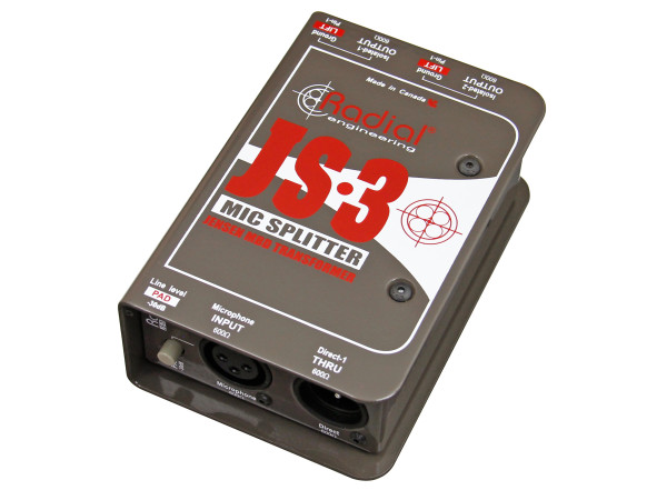 Radial JS3 - Passive - Microphone Splitter