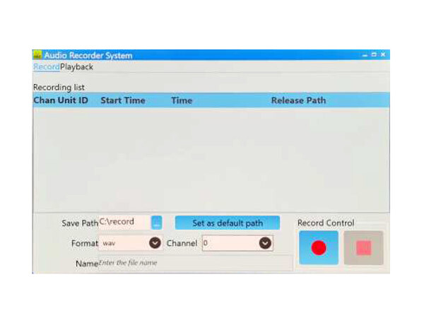 Vissonic Recording Software Module