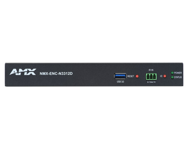 AMX NMX-ENC-N3312D - 4K60 H.26X/Dante AV-H Dual Stream Encoder