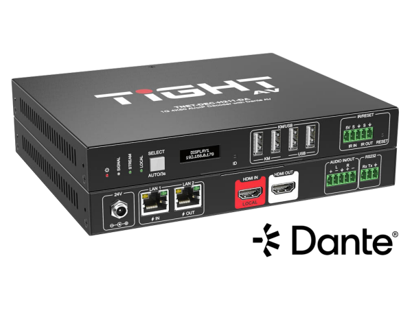 Tight AV TiGHT AV TNET-DEC-H211-DA - T-NETWORK 1GB 4K60 AVoIP Decoder with Local HDMI