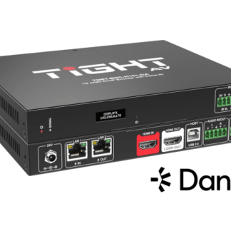 Tight AV TNET-ENC-H101-DA - T-NETWORK 1GB 4K60 AVoIP Encoder with Dante AV