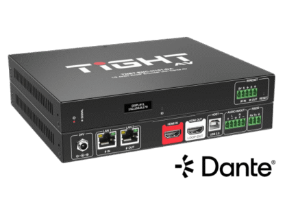 Tight AV TNET-ENC-H101-DA - T-NETWORK 1GB 4K60 AVoIP Encoder with Dante AV