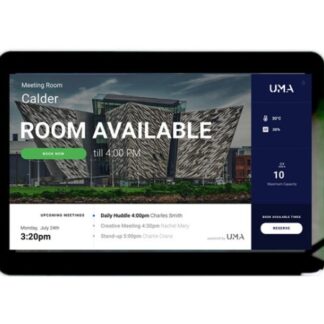 UMA 10.1" Meeting Room Display Panel with Integrated LED Lights