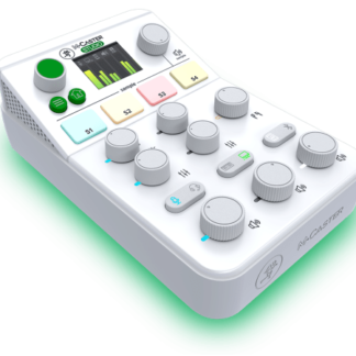 Mackie M•Caster Studio – Desktop Live Streaming Mixer in White (B-Stock)