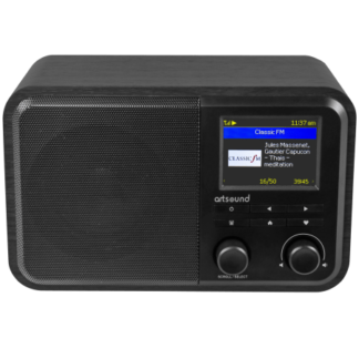 Artsound R8 DAB+ FM Internet Radio with Bluetooth in Black