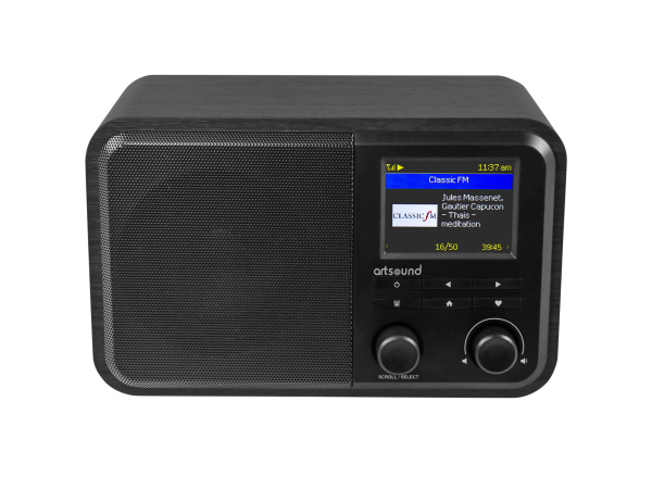 ArtSound Artsound R8 DAB+ FM Internet Radio with Bluetooth in Black