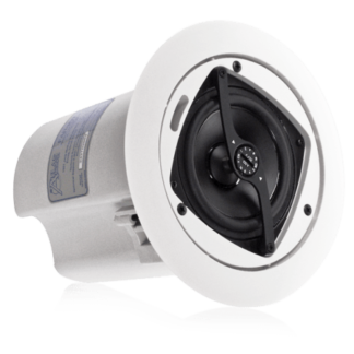 AtlasIED FAP40T 4" In Ceiling Speaker with 16-Watt 70/100V Transformer and Ported Enclosure
