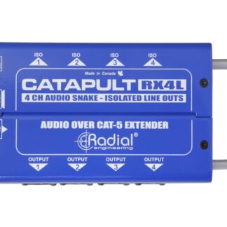 Radial Catapult RX4L 4-Channel Receiver, with Balanced Outputs, Line-Level Transformers