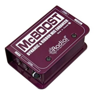 Radial McBoost - Mic Signal Booster 25dB for Dynamic and Ribbons
