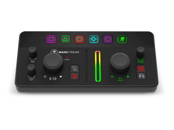 Mackie MainStream - Complete Live Streaming and Video Capture Interface with Programmable Control Keys