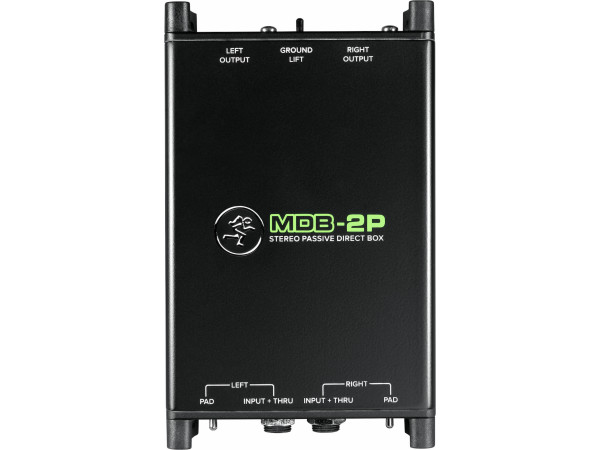 Mackie MDB-2P Stereo Passive Direct Box