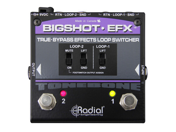 Radial BigShot EFX v2 - Compact effect loop switcher