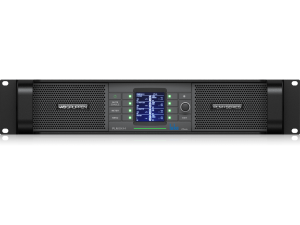 Lab Gruppen PLM 8K44 BP - 8000-Watt Amplifier with 4 Flexible Output Channels on Binding Post Connectors and Lake Digital Signal Processing and Digital Audio Networking