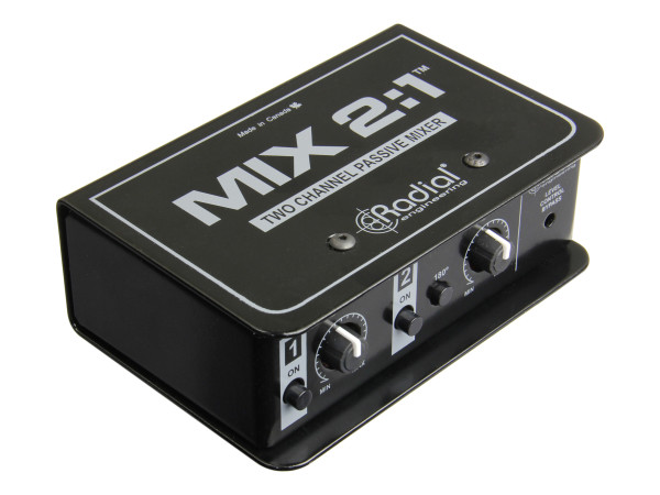 Radial MIX 2:1 Passive balanced mixer, 2 in 1 out