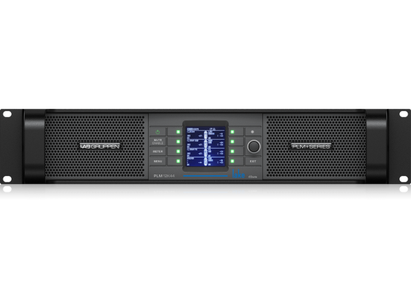 Lab Gruppen PLM+ 12K44 SP 12,000 Watt Amplifier with 4 Flexible Output Channels on SpeakON Connectors, Lake Digital Signal Processing and Digital Audio Networking