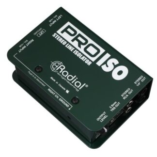 Radial Pro-Iso Stereo +4dB to -10dB Converter and Isolator