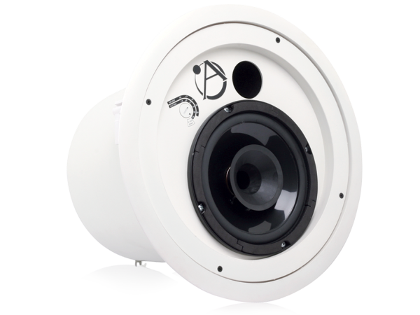 AtlasIED FAP8CXT 8" Compression Driver Coaxial In-Ceiling Speaker With 60-Watt 70/100V Transformer And Ported Enclosure