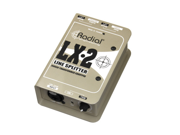 Radial LX-2 Passive Balanced Line-Level Splitter & Attenuator