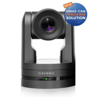 Avonic CM-93-IP 4K60FPS Ultra HD PTZ Fixed Installation Camera in Black