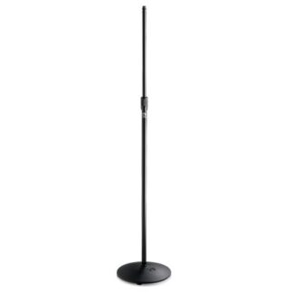 AtlasIED Low-Profile Microphone Stand in Ebony