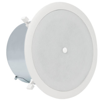 AtlasIED FAP62TUL2043 6" Coaxial In-Ceiling Speaker With 32-Watt 70/100V Transformer, Ported Enclosure, And UL2043 Certification