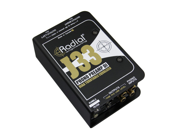 Radial J33 Turntable Direct Box