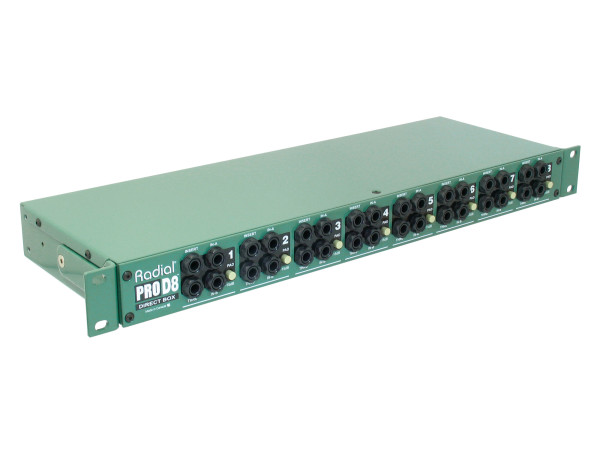 Radial Engineering ProD8 Eight Channel Rackmount Passive DI Direct Box