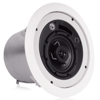 AtlasIED FAP42T 4" Coaxial In-Ceiling Speaker with 16-Watt 70/100V Transformer and Ported Enclosure