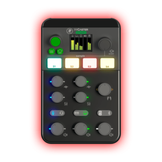 Mackie M•Caster Studio – Desktop Live Streaming Mixer in Black - B-Stock